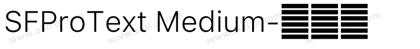 SFProText Medium字体转换
